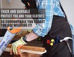 Adjustable Canvas Work Apron with Tape Holder
