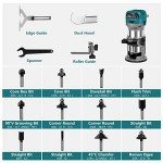 Compact 6.5 Amp Wood Router with Accessories