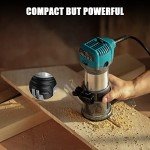 Compact 6.5 Amp Wood Router with Accessories