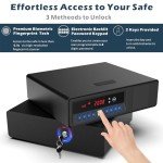 Z ZLJUAN Quick Access Handgun Safe for Two