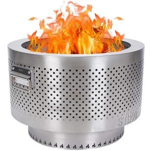 STBoo 20" Portable Outdoor Fire Pit for Camping