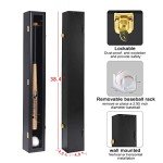 Baseball Bat Display Case with UV Protection