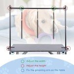 Adjustable Pet Grooming Arm with Clamps and Noose