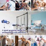 Adjustable Pet Grooming Arm with Clamps and Noose