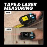 3-in-1 Laser & Digital Tape Measure Tool