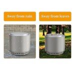 BBQ-PLUS 50cm Portable Fire Pit Cover