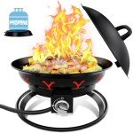 Compact Portable Propane Fire Pit for Outdoor Fun