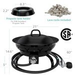Compact Portable Propane Fire Pit for Outdoor Fun