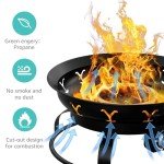 Compact Portable Propane Fire Pit for Outdoor Fun