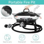 Compact Portable Propane Fire Pit for Outdoor Fun