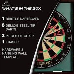 Derbyshire Bristle Dartboard with Cabinet Set