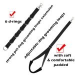 FURSDOLY Dog Grooming Extension Loops - Black