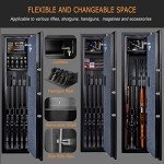 Langger Gun Safe for 5 Rifles with Quick Access