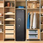 Langger Gun Safe for 5 Rifles with Quick Access