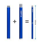 DEEFIINE Carbide Tip Wood Lathe Turning Tool Kit, Lathe Roughing and Finishing Hollow Tool Interchangeable Aluminum Alloy Handle with Diamond Round Square Carbide Blade (Aluminum Alloy Handle)