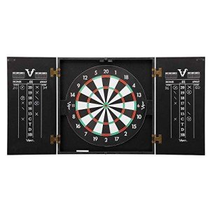 Viper Hideaway Cabinet with Steel-Tip Dartboard Set