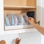 Bamboo Kitchen Organizer with Adjustable Inserts