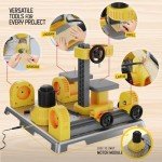 Kids 4-in-1 Woodworking Station & Tool Set