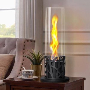 Skypatio Spiral Flame Tabletop Fire Pit Decor