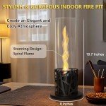 Skypatio Spiral Flame Tabletop Fire Pit Decor