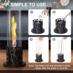 Skypatio Spiral Flame Tabletop Fire Pit Decor