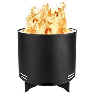 Large Stainless Steel Smokeless Outdoor Fire Pit