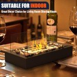 Cobblestone Tabletop Fire Pit for Indoor/Outdoor Use