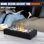 Cobblestone Tabletop Fire Pit for Indoor/Outdoor Use