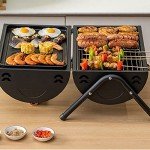 VBESTLIFE Portable Charcoal BBQ Grill for Outdoors