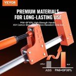 VEVOR 127cm Woodworking Parallel Clamp Set of 2