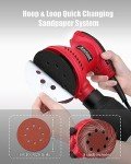 AVID POWER 5-Inch Electric Orbital Sander with 12 Sandpapers