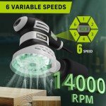 HOYOA 5-Inch Electric Random Orbital Sander Kit