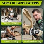 HOYOA 5-Inch Electric Random Orbital Sander Kit