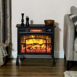 HOMCOM 22" Portable Electric Fireplace Heater