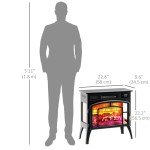 HOMCOM 22" Portable Electric Fireplace Heater