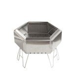 15" Portable Hexagon Smokeless Fire Pit