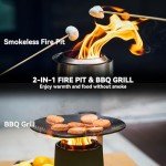 Onlyfire 2-in-1 Portable Smokeless Fire Pit