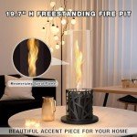 Portable Tabletop Fire Pit for Indoor/Outdoor Use