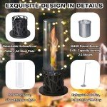 Portable Tabletop Fire Pit for Indoor/Outdoor Use