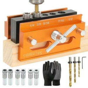 Adjustable Dowel Jointing Tool Set with Drill Bits