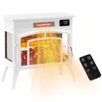 Elegant 22" Infrared Electric Fireplace Heater