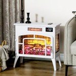 Elegant 22" Infrared Electric Fireplace Heater