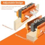 Adjustable Dowel Jointing Tool Set with Drill Bits