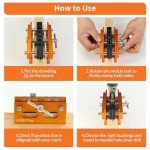 Adjustable Dowel Jointing Tool Set with Drill Bits