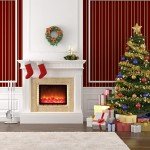 Roexboz LED Flame Lamp: Realistic Fireplace Light