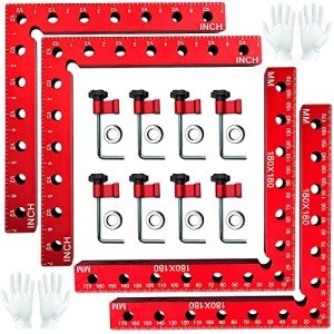 4-Pack 90 Degree Right Angle Wood Clamps