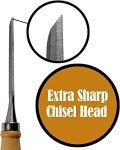 Tuma Crafts 12-Piece Wood Carving Chisel Set