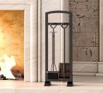 Kingson 5-Piece Wrought Iron Fireplace Tool Set