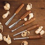 12-Piece Carving Chisel Set with Wooden Box