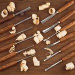 12-Piece Carving Chisel Set with Wooden Box